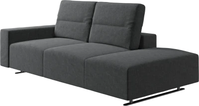 Hampton sofa with adjustable back and lounging unit right side