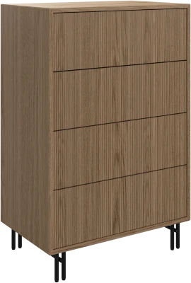 Element dresser with 4 drawers