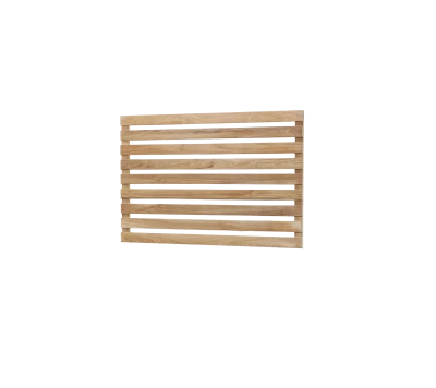 Drop teak wall single module
