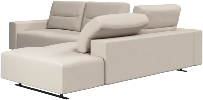 Hampton corner sofa with adjustable back and lounging unit