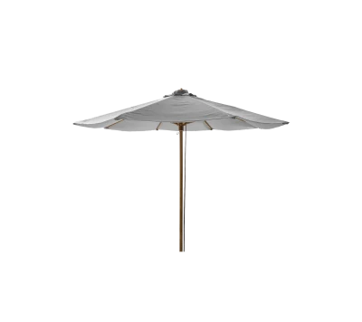 Classic parasol w/pulley system, dia. 3 m