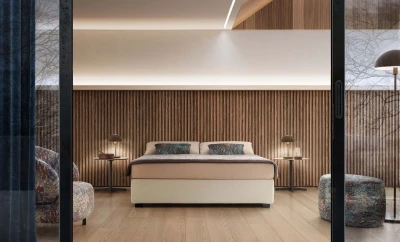 Sommier — Minimalist space-saving bed with no headboard or footboard.