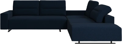 Hampton corner sofa with adjustable back and storage on left side