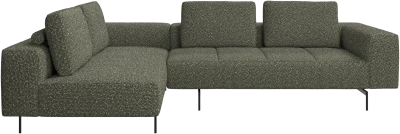 Amsterdam corner sofa with lounging unit