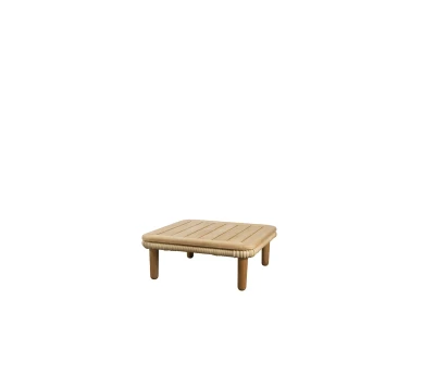 Arch coffee table w/teak table top