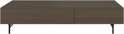 Lugano media unit with drawers metal