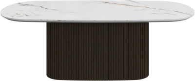 Santiago coffee table oval