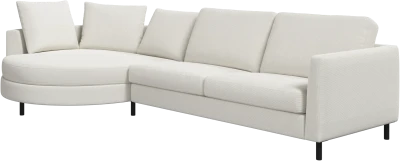 Indivi sofa with chaise longue left