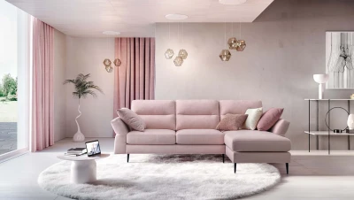 Thoas — Sofa with adjustable armrests and customizable backrest heights.