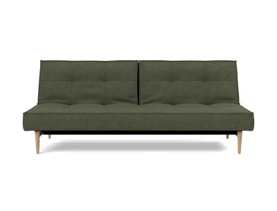 Splitback Styletto Sofa Bed Light Wood