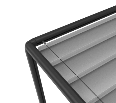Laze cabana textile roof