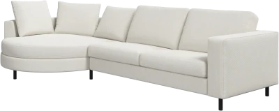 Indivi sofa with chaise longue left