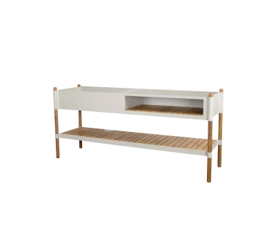Sticks kitchen module w/teak shelf