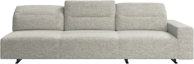 Hampton sofa with adjustable back and storage on the right side