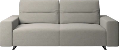 Hampton sofa with adjustable back and storage on the right side