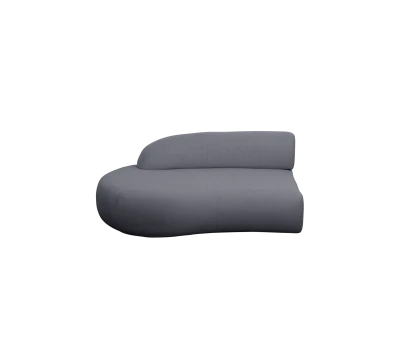 Mellow sofa module right w/short backrest