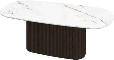 Santiago coffee table oval
