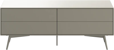 Fermo media unit with drop down doors