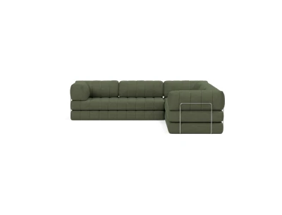 CozyPad Sofa Bed Corner with arms