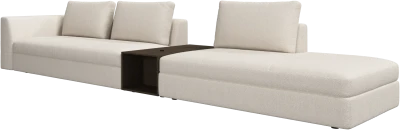 Bergamo 3 seater lounge sofa with storage
