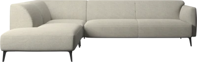 Modena corner sofa with lounging unit
