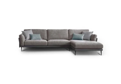 Nicole — Modern sofa with a comfortable cushion armrest.