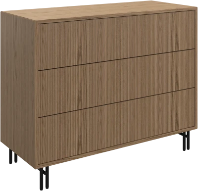 Element dresser with 3 drawers