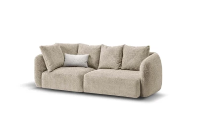 Togo — One-piece sofa with rounded end and modular sections, shaped and 45-degree elements