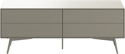 Fermo media unit with drop down doors