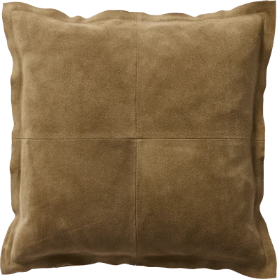 Suede cushion