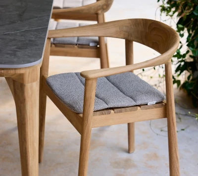 Majestic armchair seat cushion