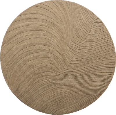 Furrow rug