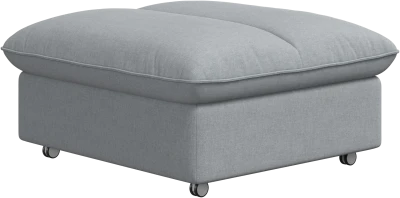 Southampton pouffe on wheels with storage