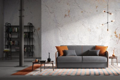 Madeira — Sofa bed with storage chaise lounge.
