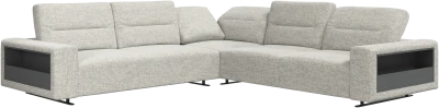 Hampton corner sofa with adjustable back and storage