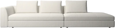 Bergamo sofa with lounging unit