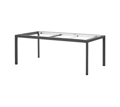 Drop dining table base w/120 cm extension