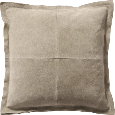 Suede cushion