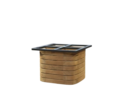 Mellow coffee table base square