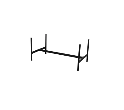 Twist coffee table base rect.