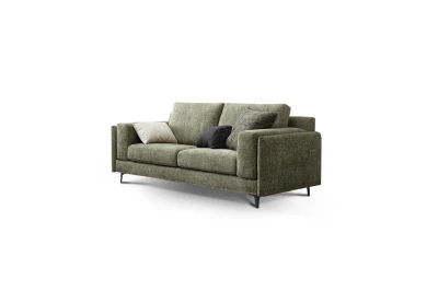 Tecla — Simple sofa with customizable backrest heights.