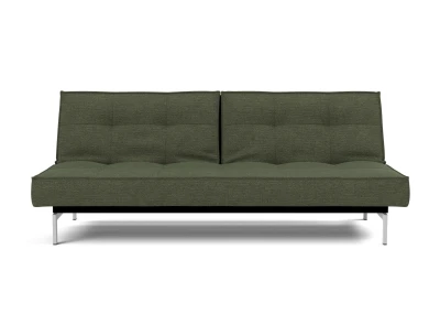 Splitback Chrome Sofa Bed