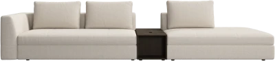 Bergamo 3 seater lounge sofa with storage