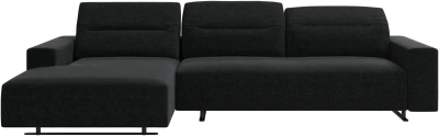 Hampton sofa with adjustable back and resting unit left side