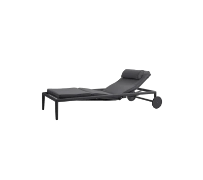Conic sunbed w/gas spring