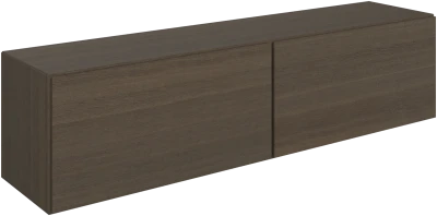 Lugano wall mounted cabinet with drop down doors