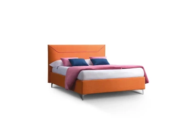 Mirabilis — Space-saving bed with a padded headboard featuring an envelope-shaped detail.