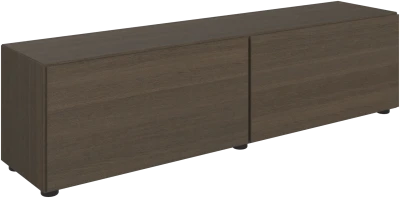 Lugano base cabinet with drop down doors oak