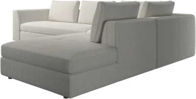 Bergamo corner sofa with lounging unit