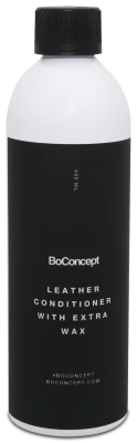 Care leather conditioner with extra wax